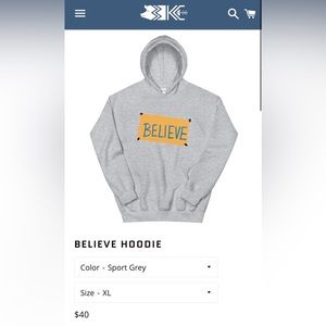 Ted Lasso “BELIEVE” hoodie sweatshirt